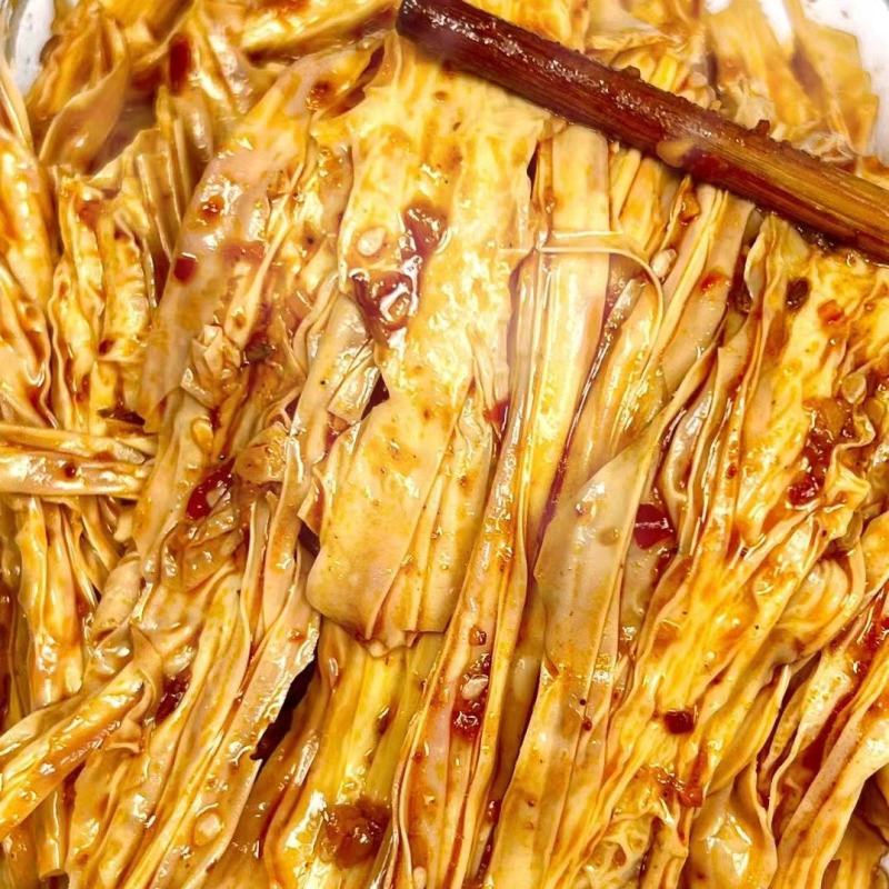 【红油腐竹】,腐竹开袋即食凉拌菜速食食品红油腐竹