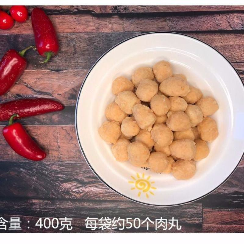 鸡肉丸正大雪莲胡萝卜调理鸡丸冒菜食材烧烤食品东北火锅配菜