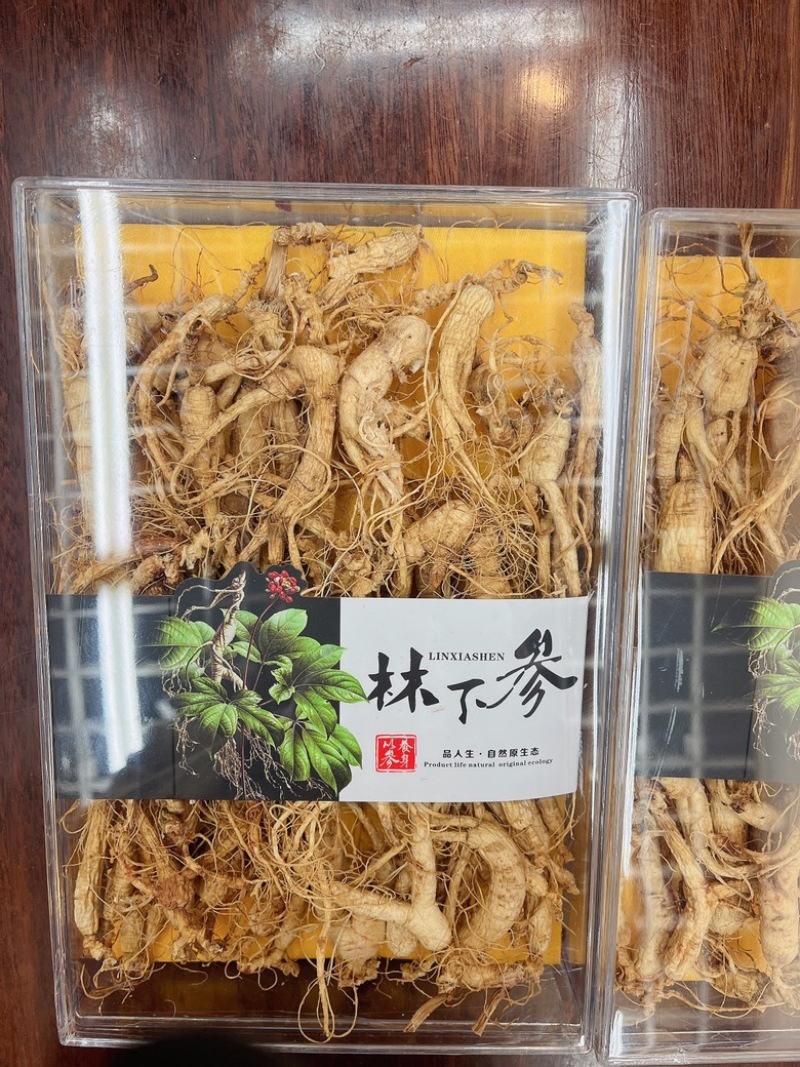 长白山林下参15年一盒半斤装高年林下参