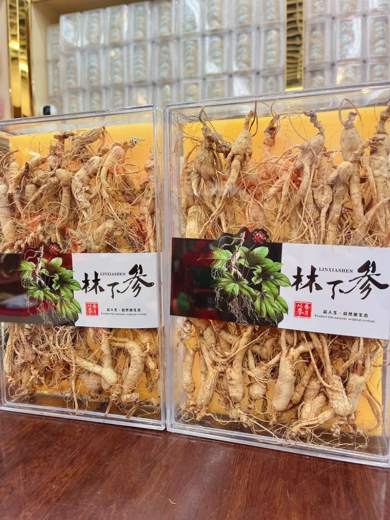 长白山林下参15年一盒半斤装高年林下参