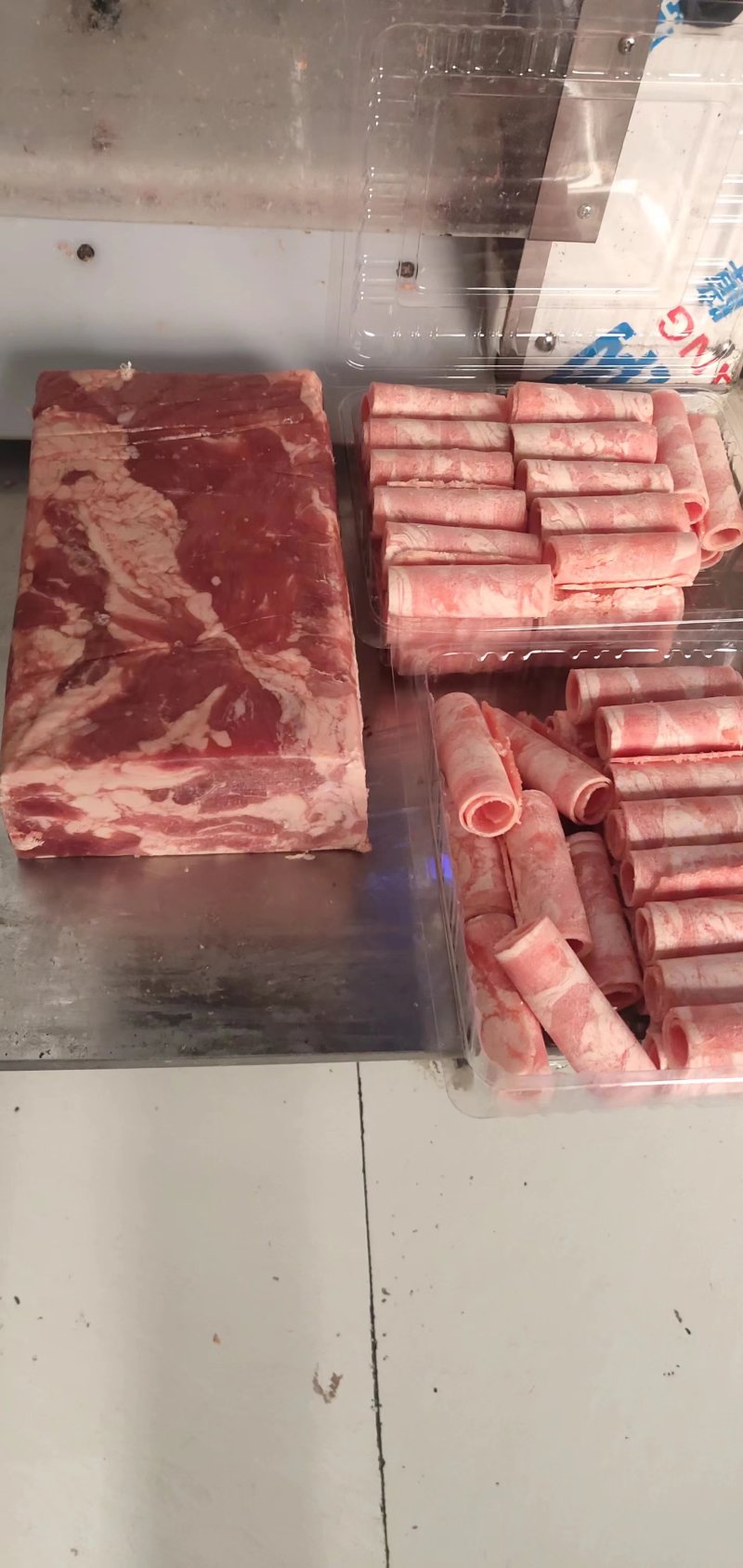 精品河北羔羊肉砖精品羊肉卷冷链发货当天现货支持定制