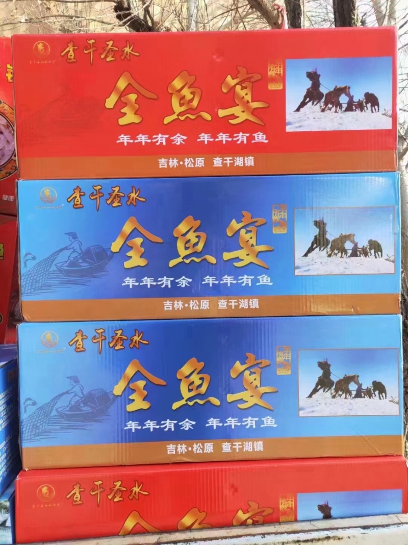 查干湖冬捕大胖头，出水打包邮寄，保证新鲜，味道鲜美，营养