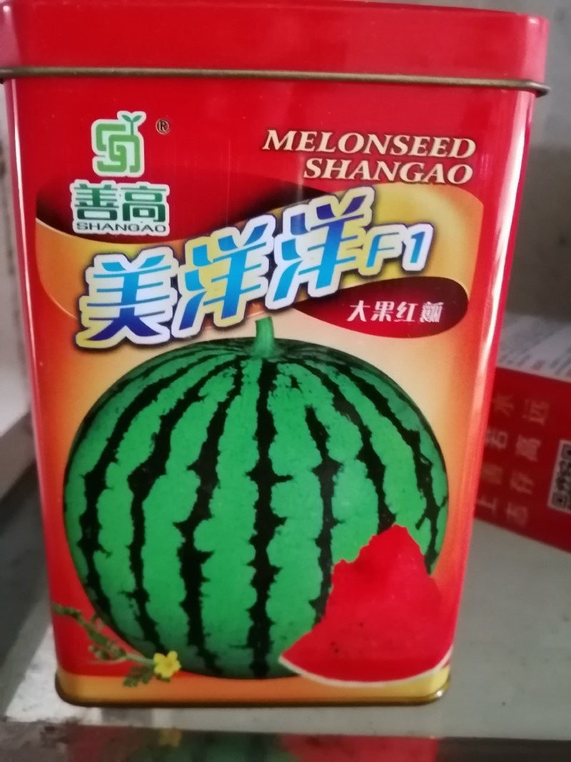 麒麒，长瓜大西瓜都有，大果红瓤皮薄不裂。产量高抗病毒。