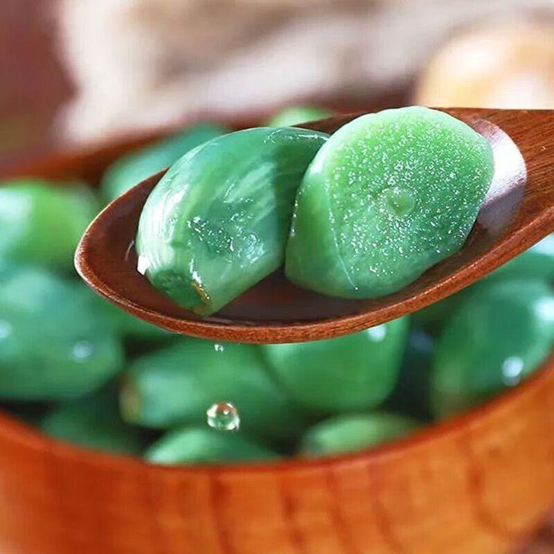 翡翠腊八蒜绿蒜糖蒜好吃不贵味道爽脆电商**