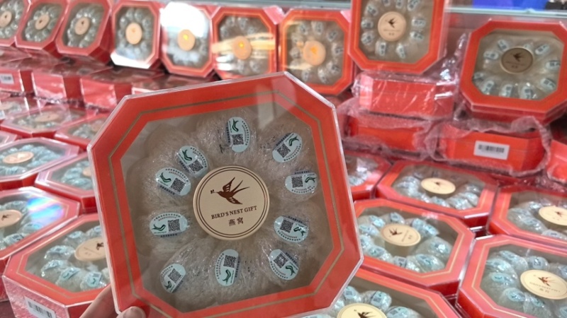 溯源码干盏燕窝梳盏30克一盒干燕窝礼盒