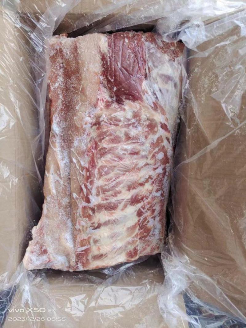 精品肥猪排骨中排通排鲜品冻品规格齐全品质保证