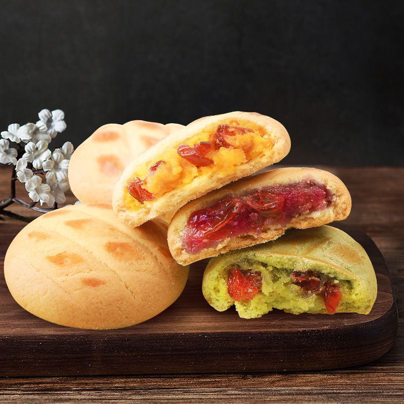 乐奈网红软心曲奇饼干蔓越莓年货零食大礼包早餐小吃批发休闲