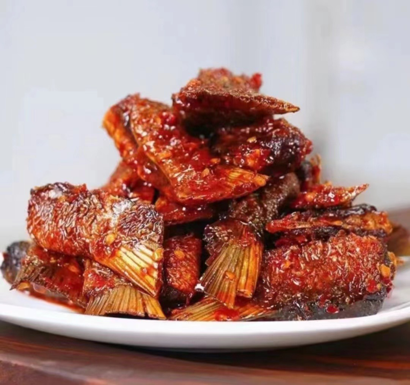 【凉拌鲫鱼】香辣鱼尾，休闲零食，下酒佳肴。