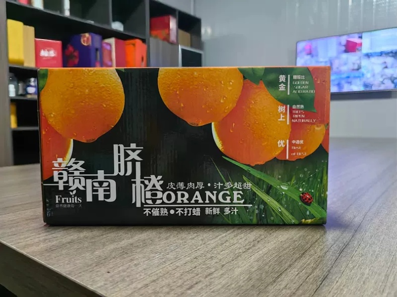 橘子水果包装盒批发用赣南脐橙10斤水果纸箱包装现货厂家直