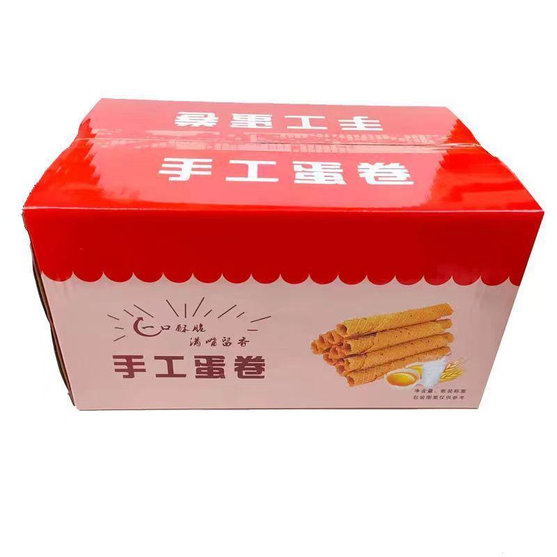 【净重10斤】手工蛋卷厂家直销酥脆鸡蛋面食宿舍超市批发零