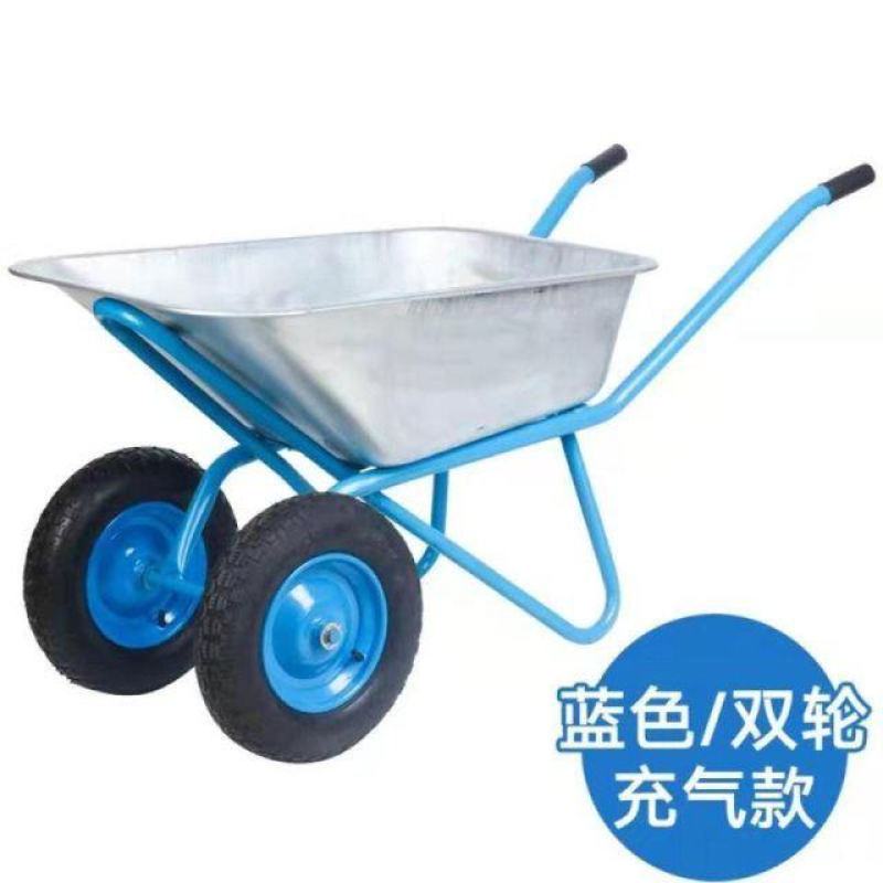 批发独轮车农用工地单轮手推车沙泥土花园建筑垃圾搬运车不包