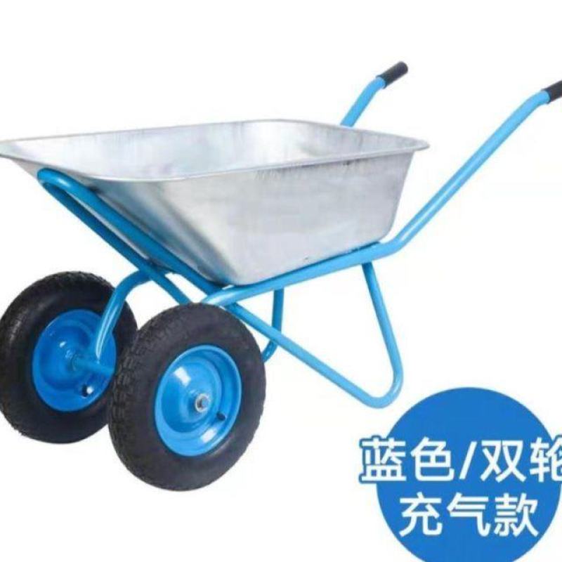 批发独轮车农用工地单轮手推车沙泥土花园建筑垃圾搬运车不包