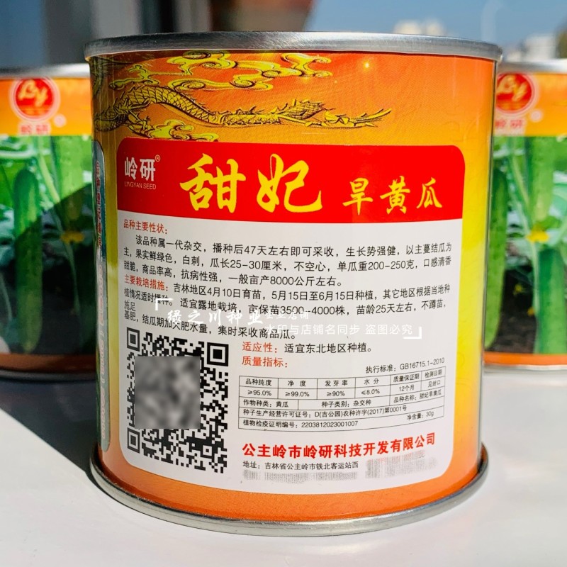 甜妃旱黄瓜种子清香甜脆一代杂交水果黄瓜种子北方抗病强好吃