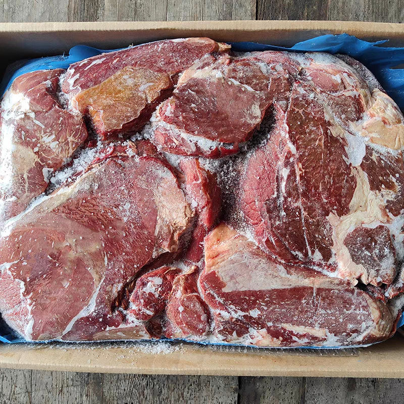 纯干50斤牛前肉冷冻牛前腿肉无调理无注水生牛肉面馆优质