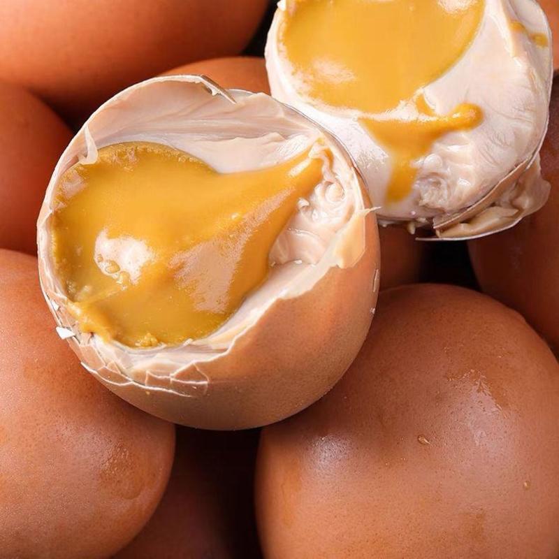 麻酱鸡蛋起沙流油真空包装下饭菜开袋即食咸淡适中熟食咸
