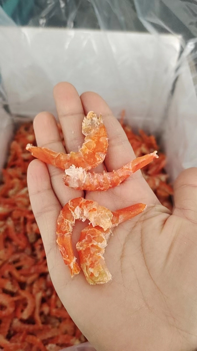 直条大虾仁，无盐烤干，干度100之百，自产自销，可以定做，