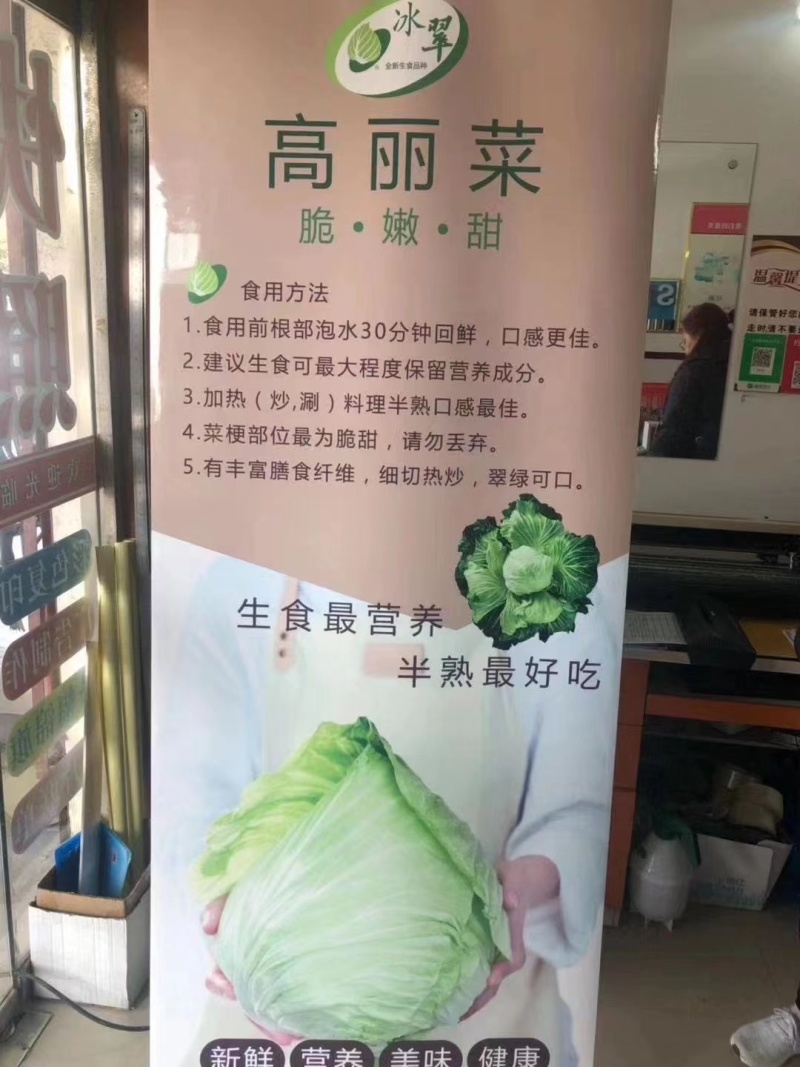 台湾冰翠高丽菜新鲜上市