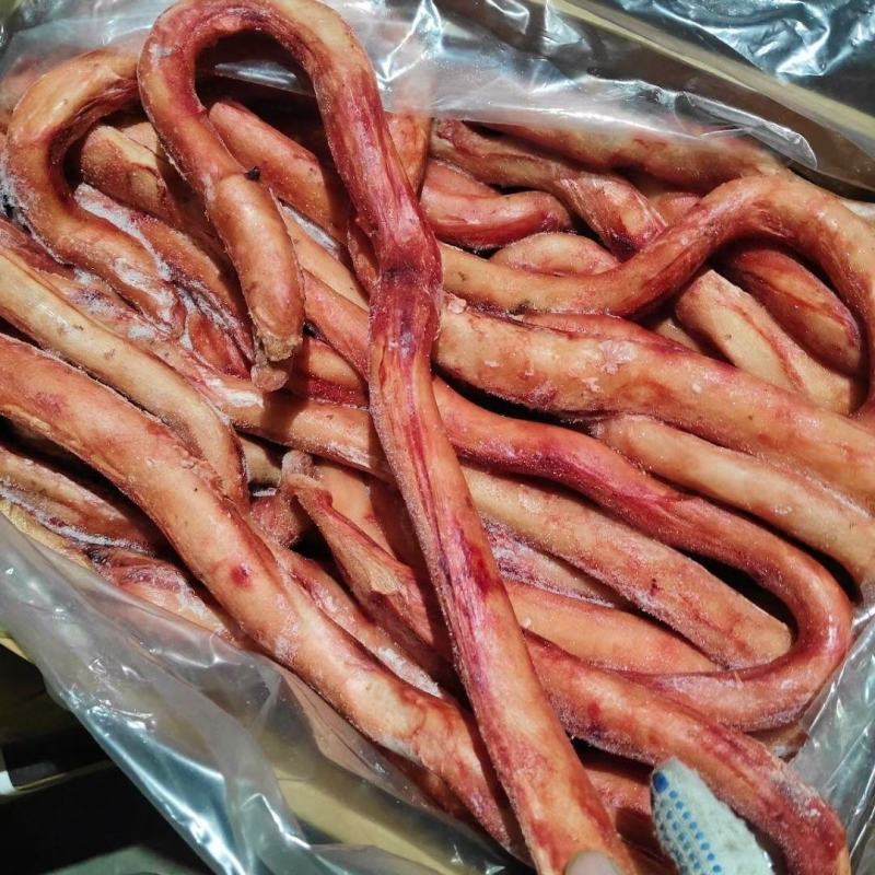 新鲜冷冻纯干牛鞭整根无油10斤