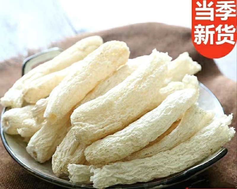 农家无裙竹荪脱裙竹荪杆煲汤食用鲜香美味爽口