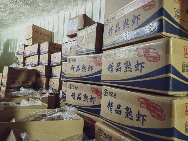 熟小河虾麻辣河虾水煮小河虾小青虾
