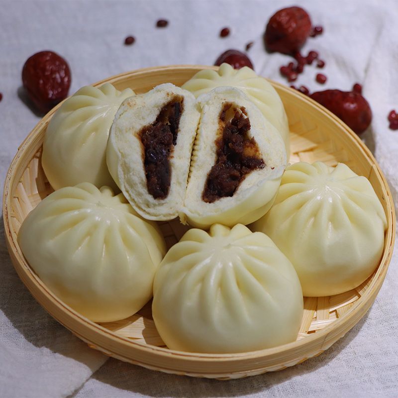 回乡斋手工北方速冻面食枣花馍馍红枣卷早餐速食花卷过年枣山