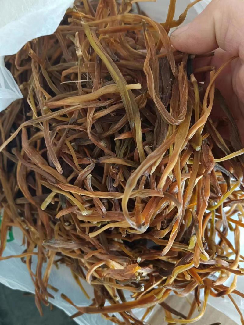 黄花菜，农家自制自晒黄花菜，无任何添加的颜色漂亮黄花菜，
