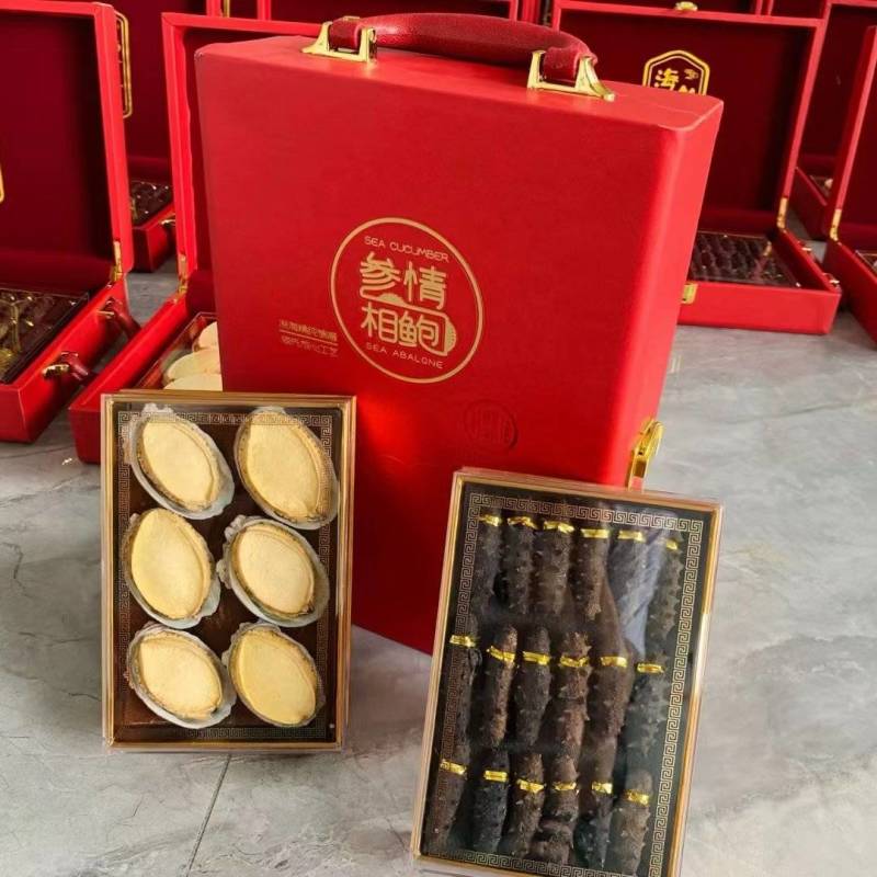 大家好，春节临近，需要鲍鱼海参礼盒联系吧！货源充足，价格