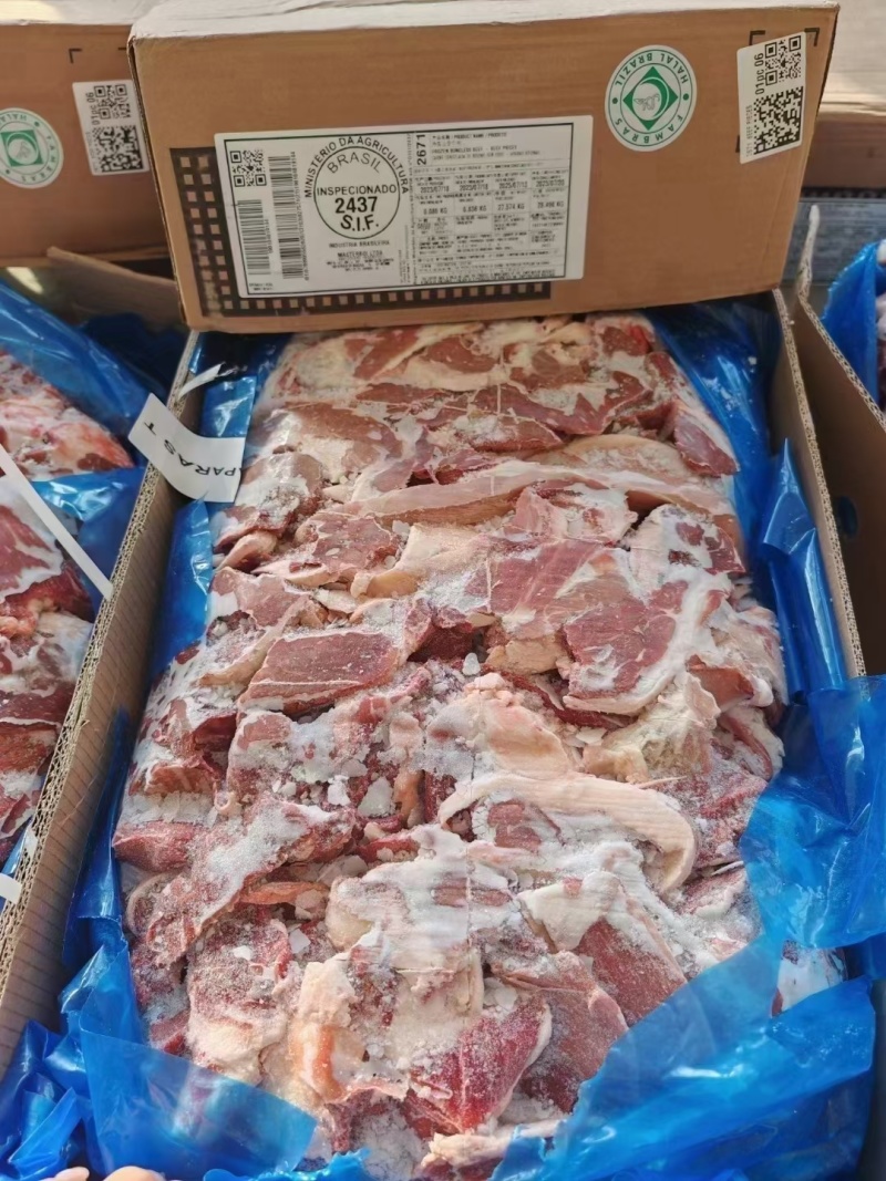 牛碎肉瘦度高块也不小适合炖锅做馅一手货源