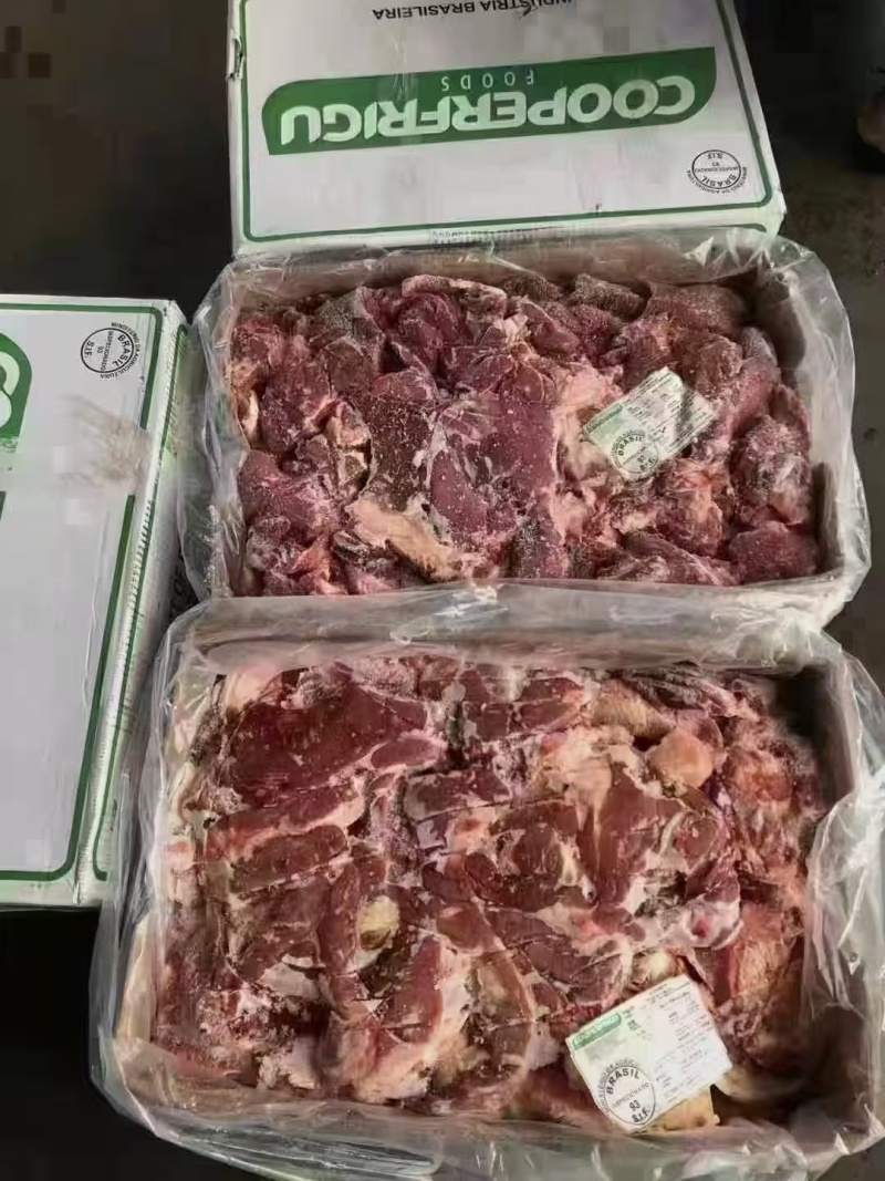牛碎肉瘦度高块也不小适合炖锅做馅一手货源
