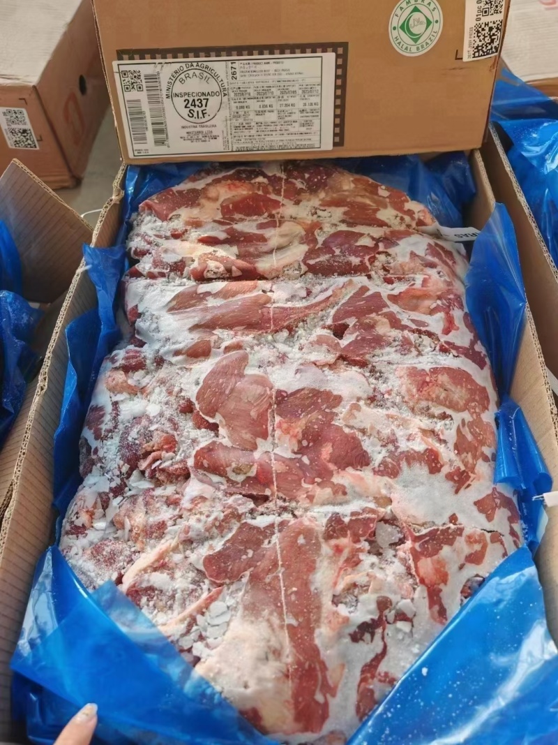 牛碎肉瘦度高块也不小适合炖锅做馅一手货源