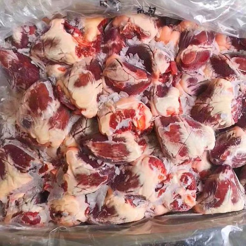 羊心内蒙古生羊心20斤纯羊心新鲜冷冻羊心羊内脏羊杂原料羊