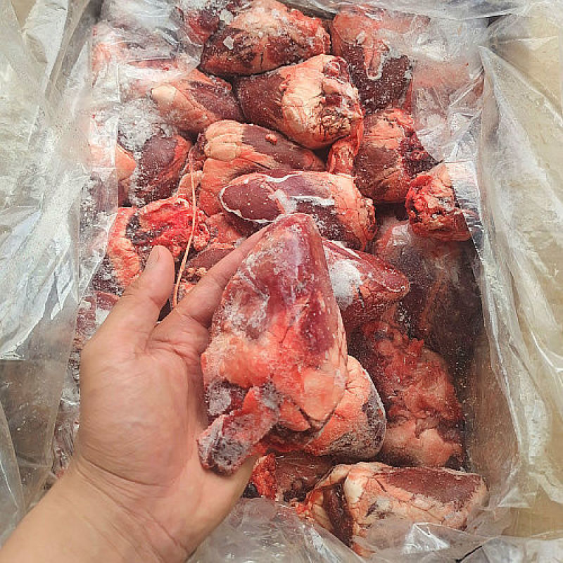 羊心内蒙古生羊心20斤纯羊心新鲜冷冻羊心羊内脏羊杂原料羊
