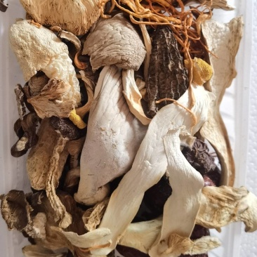 批发云南七彩菌汤包线下现货菌菇汤包煲汤松茸菌菇干货超市展