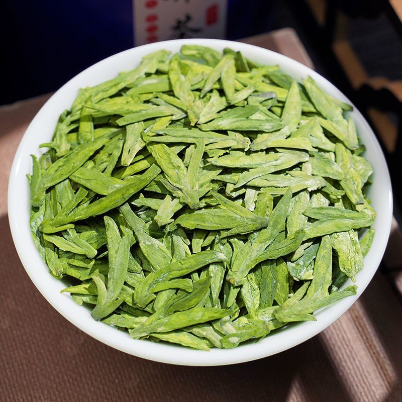 新茶龙井茶叶西湖区生产杭州龙井明前春茶豆香绿茶