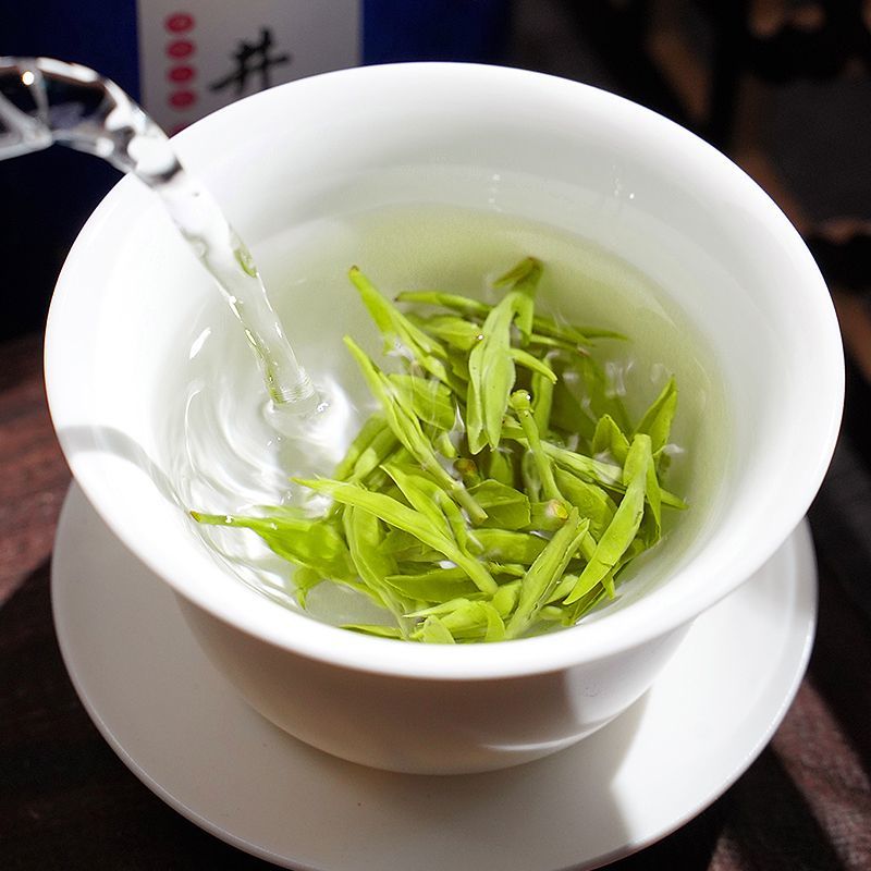 新茶龙井茶叶西湖区生产杭州龙井明前春茶豆香绿茶