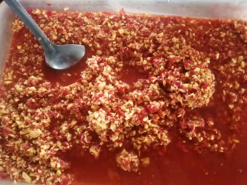 腊肉香肠酸菜干豆腐豆皮炸辣椒