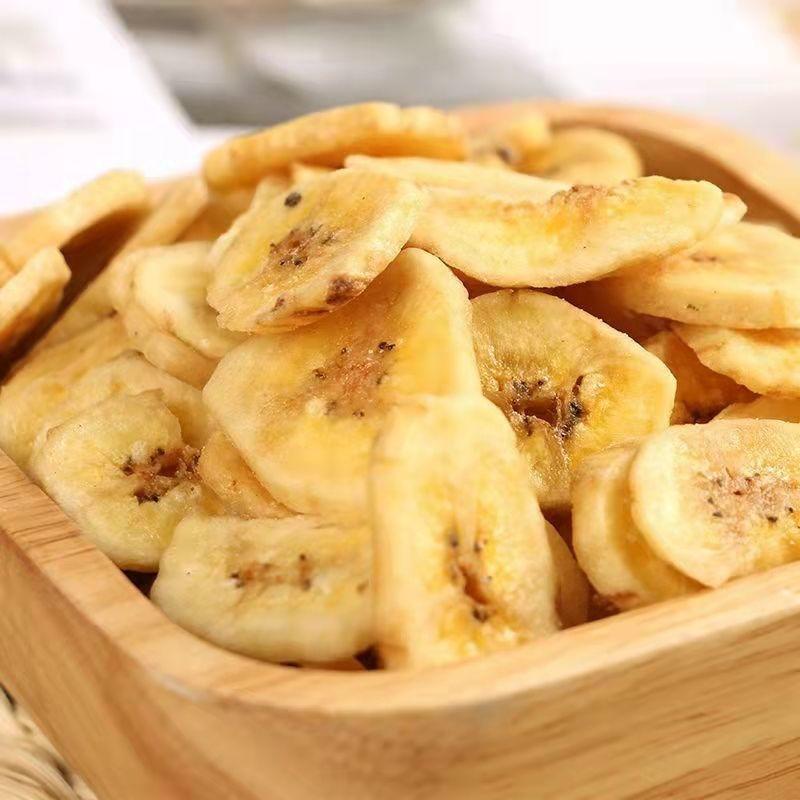 香蕉片酥脆香蕉干水果干香酥脆香蕉片芭蕉干果蔬干休闲健康零