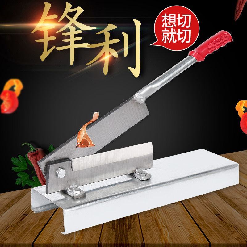 铡刀家用小型切骨机鸡鸭粉条闸刀手动切羊排骨腿骨猪蹄鸡爪草