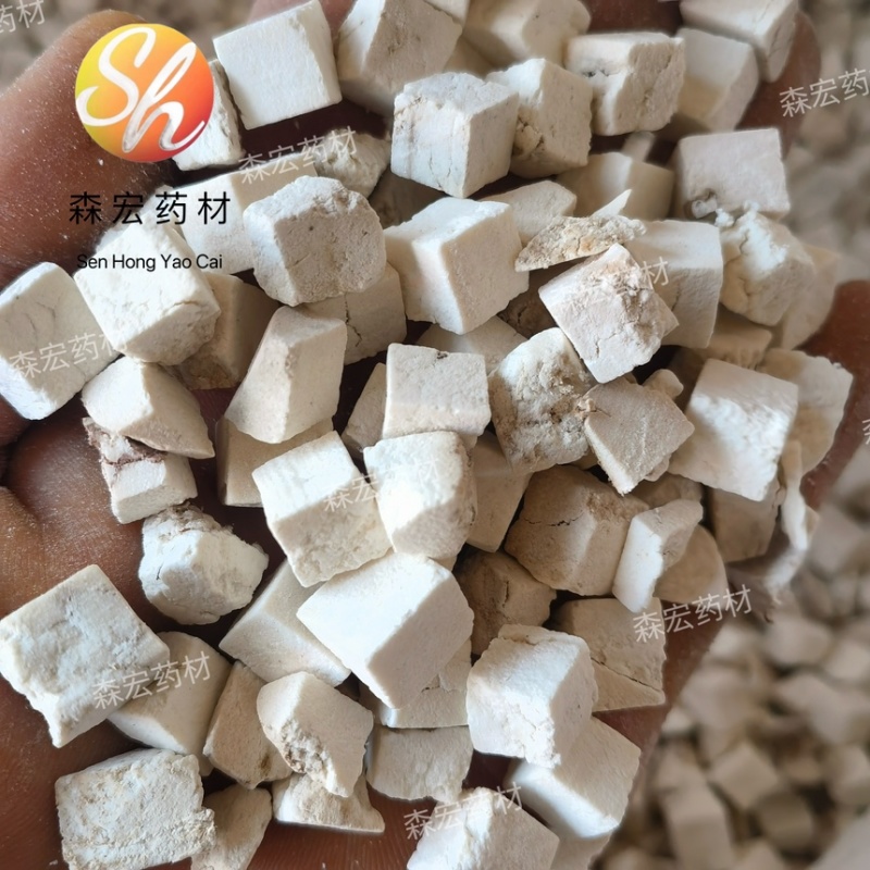 岳西茯苓一刀统丁干度好优质货源供应长期大量稳定供应