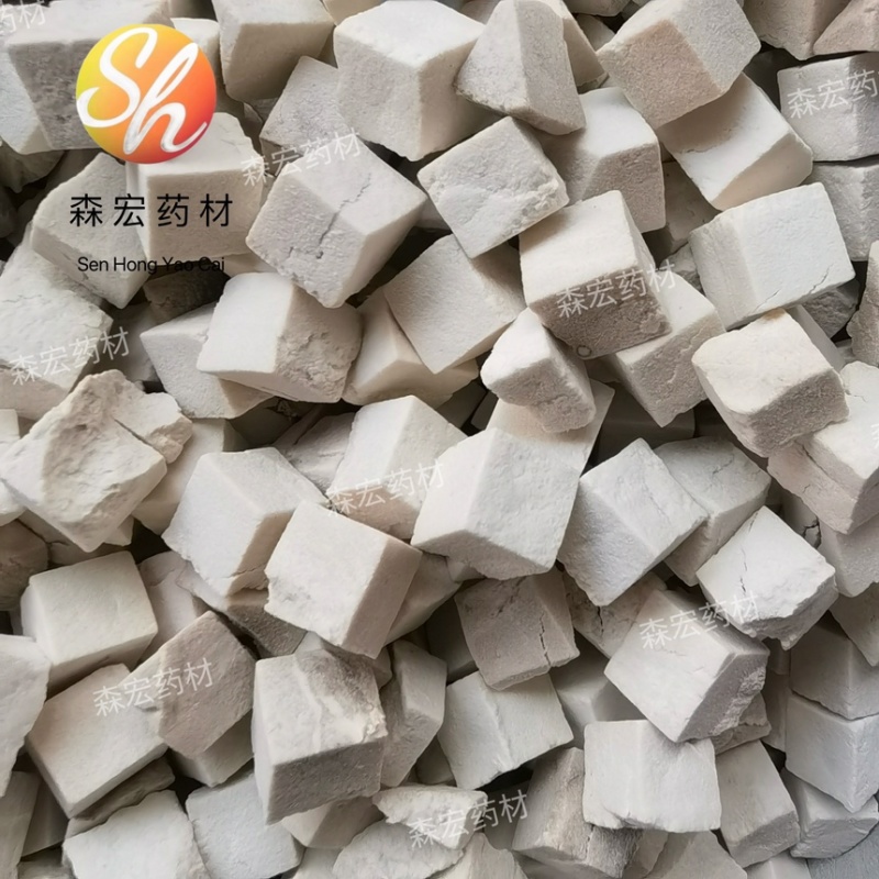 岳西茯苓一刀统丁干度好优质货源供应长期大量稳定供应