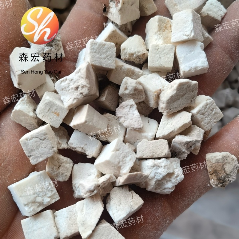 岳西茯苓一刀统丁干度好优质货源供应长期大量稳定供应