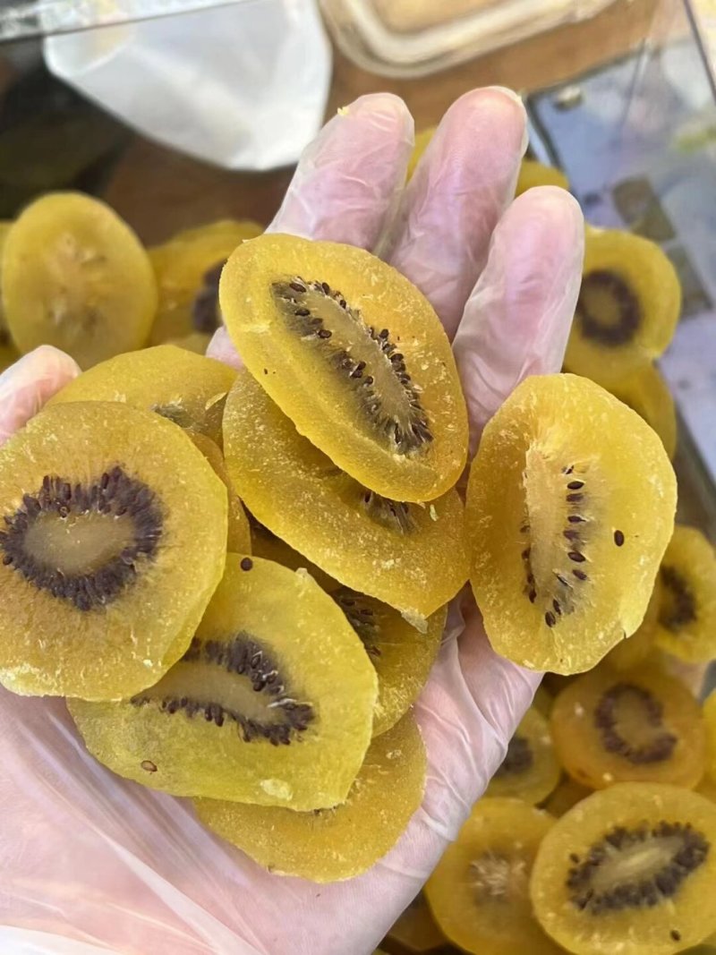 猕猴桃干片500g奇异果干蜜饯果干果脯弥胡狝猴桃干水果小
