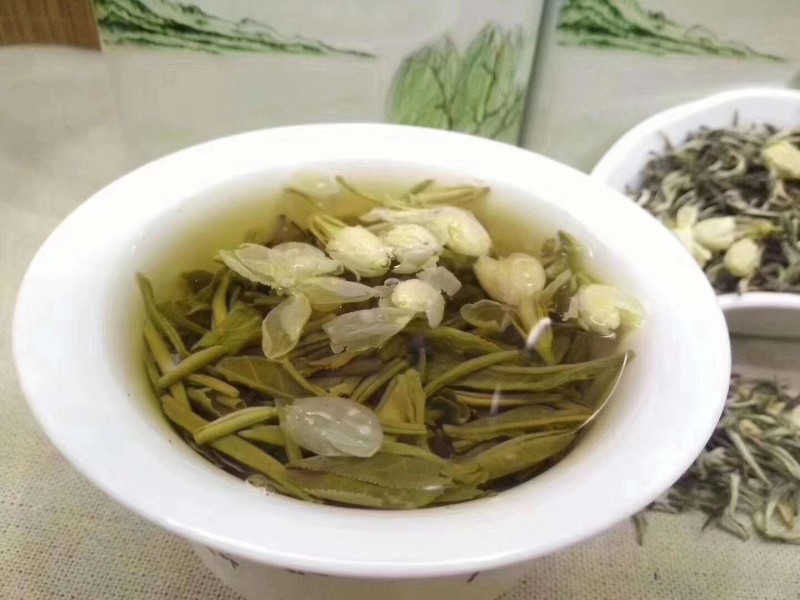 500g浓香型茉莉花茶茉莉小金针烘青绿茶茉莉飘雪