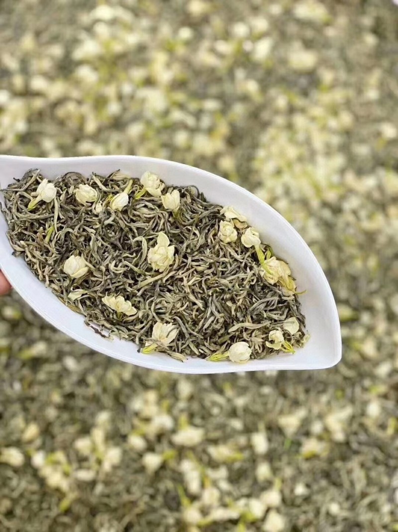 500g浓香型茉莉花茶茉莉小金针烘青绿茶茉莉飘雪