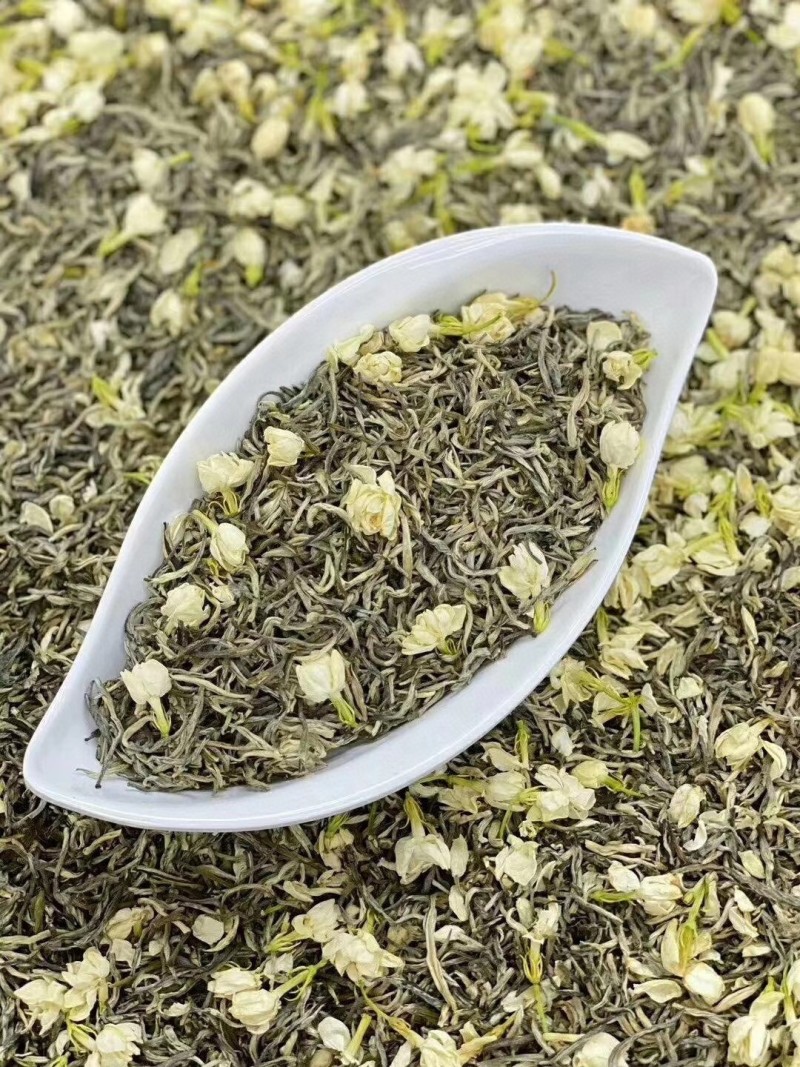 500g浓香型茉莉花茶茉莉小金针烘青绿茶茉莉飘雪