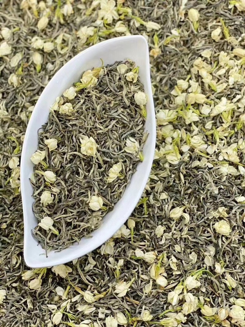 500g浓香型茉莉花茶茉莉小金针烘青绿茶茉莉飘雪