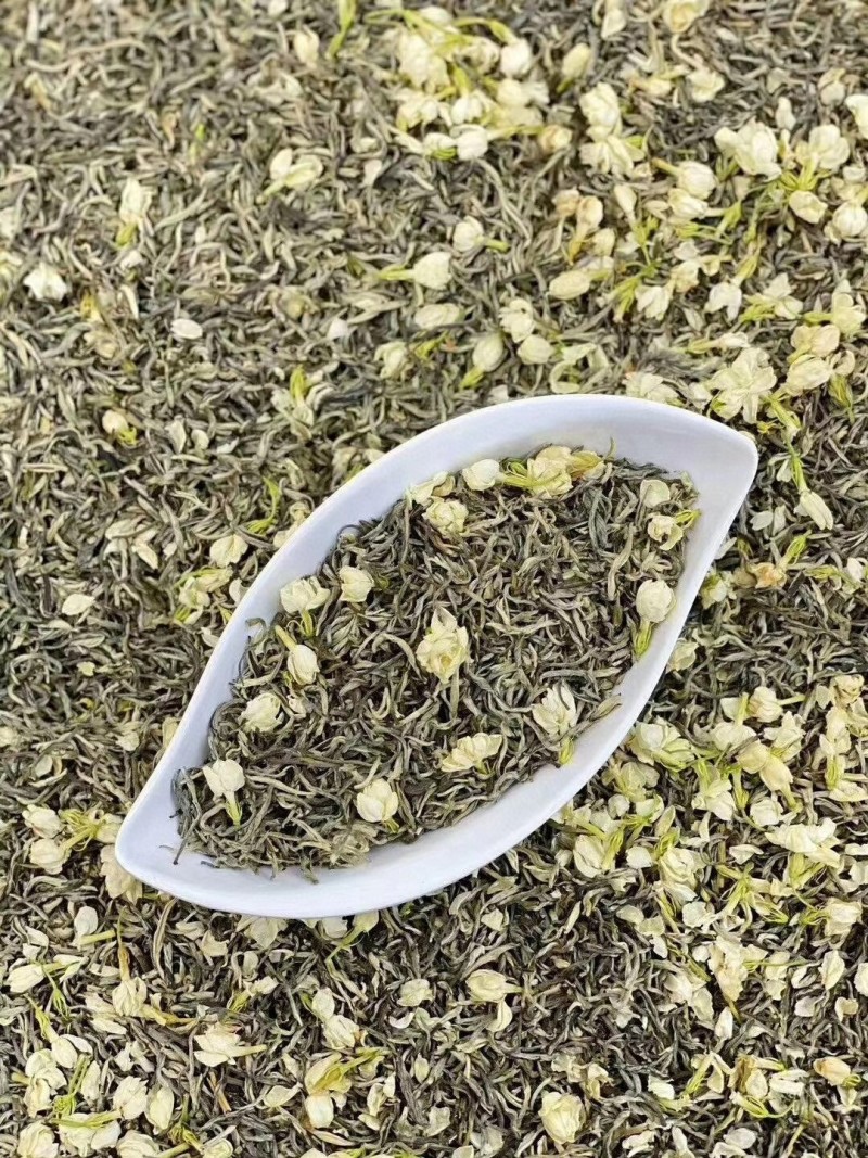 500g浓香型茉莉花茶茉莉小金针烘青绿茶茉莉飘雪