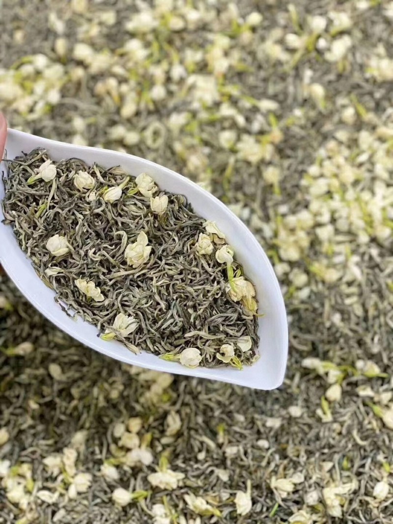 浓香型茉莉花茶茉莉小金针烘青茉莉飘雪花草茶