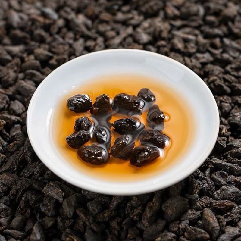 恋凝香碎银子茶茶化石十年陈香普洱茶糯米香熟茶云南勐海普洱