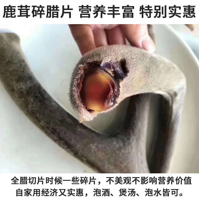 正品梅花鹿蜡片鹿茸片梅花鹿茸碎蜡片蜡片泡酒材料腊片